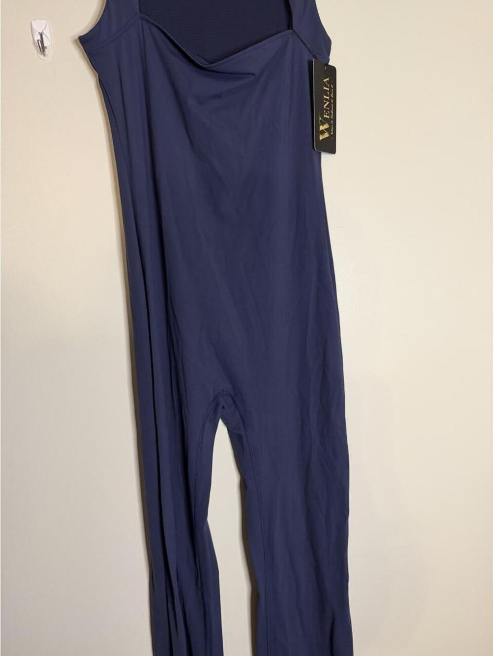 Women's Navy and Blue Jumpsuit